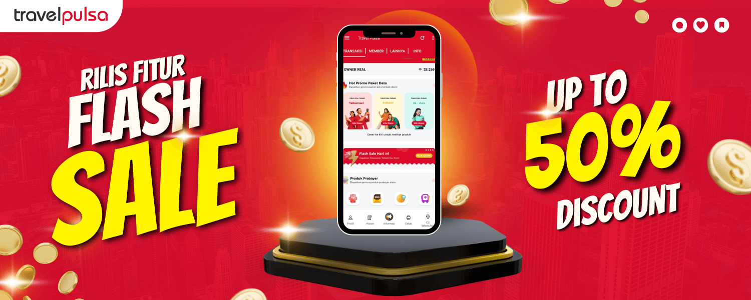 🥳 KABAR GEMBIRA! TRAVEL PULSA RILIS FITUR BARU! MITRA WAJIB BACA! 🥳